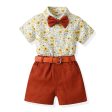 Wholesale Children s Cotton Short Sleeved Shirt Sets For Discount