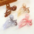 Wholesale Bow Hair Updo Gradient Color Shark Clip Cheap