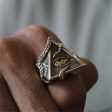 Wholesale Eye of Horus Men s Octopus Triangle Eye Ring For Discount