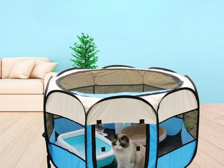 Wholesale Closed Pet Wire Storage Oxford Cloth Octagonal Cage Fashion