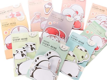 Wholesale 10pcs Cartoon Cute Creative Student Sticky Notes Fashion