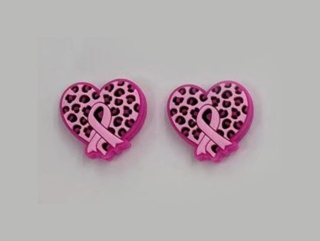 Wholesale 10 PCS Cartoon Leopard Pattern Love Silicone Beads For Cheap