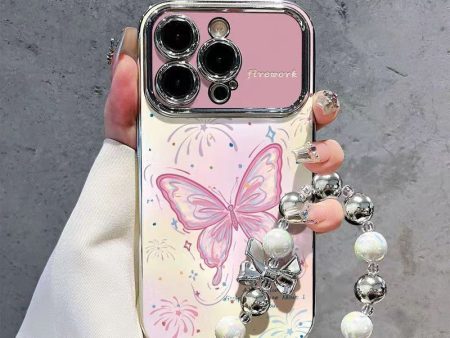 Wholesale Pink Butterfly Apple All Inclusive Mobile Phone Fashion