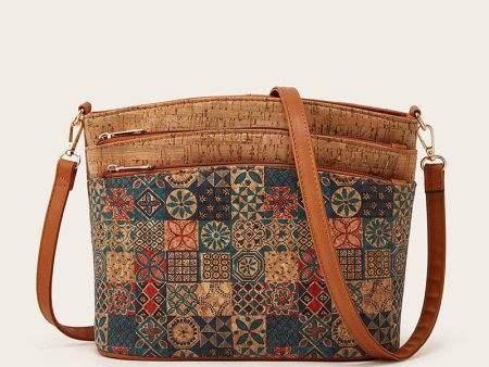 Wholesale Leisure and Fashionable Ethnic Style Kraft Paper Shoulder Bags Online now