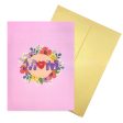 Wholesale of 10pcs pack Mother s Day Paper Flower Three-dimensional Greeting Cards Online now