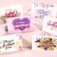 Wholesale of 10pcs pack Mother s Day Flower Paper Greeting Cards Online Sale