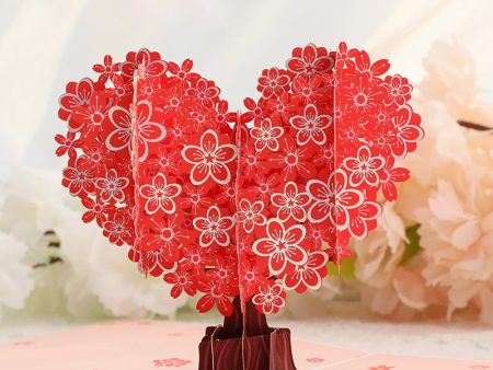 Wholesale Mother s Day Paper Love Three-dimensional Greeting Cards 3D Hot Stamping Ornaments Online now