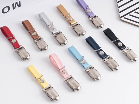 Wholesale 100pcs Creative Colorful Keychain PU Leather Duckbill Keychain For Discount