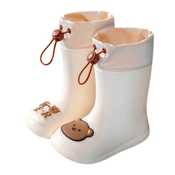 Wholesale of Children s Mid Tube Buckle EVA Rain Boots Supply