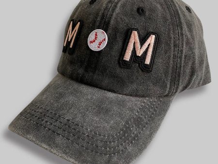 Wholesale Western Baseball Mom Letter Embroidered Baseball Cap on Sale