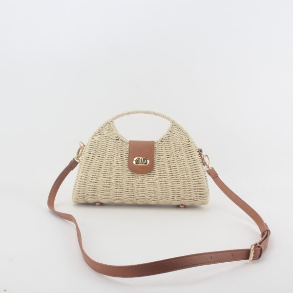 Wholesale Bamboo and Rattan Woven Bag Portable Large Capacity Crossbody Bag Tote Bag Cheap