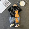 Wholesale Baby Cotton Round Neck T-shirt and Shorts Set For Cheap