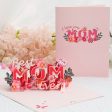 Wholesale Mother s Day Greeting Cards 3D Three-dimensional Paper Carved Small Cards Discount