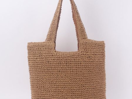 Wholesale Single Shoulder Straw Large Capacity Beach Handwoven Bag Cheap