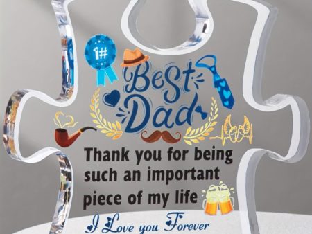 Wholesale Father s Day and Mother s Day Transparent Acrylic Ornaments For Cheap