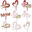 Wholesale 10PCS PACK Mother s Day Love Letter Acrylic Cake Insert Card Cheap