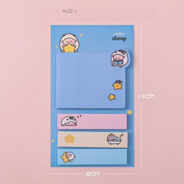 Wholesale Cartoon Stickers with Sticky Paper Notebooks Hot on Sale