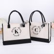 Wholesale Canvas Hand Letters Thickened Shopping Tote Bag For Sale