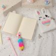 Wholesale Cartoon Bunny Plush Notebook with Lock Cheap