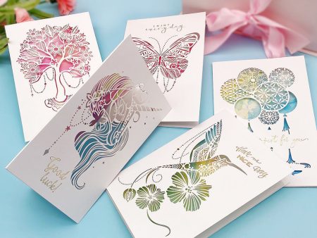 Wholesale Mother s Day 3D Paper Sculpture Greeting Cards For Sale