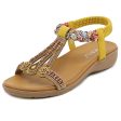 Wholesale Women s Elastic Band Lightweight PU Sandals Hot on Sale