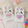 Wholesale Cartoon Bunny Plush Notebook with Lock Cheap