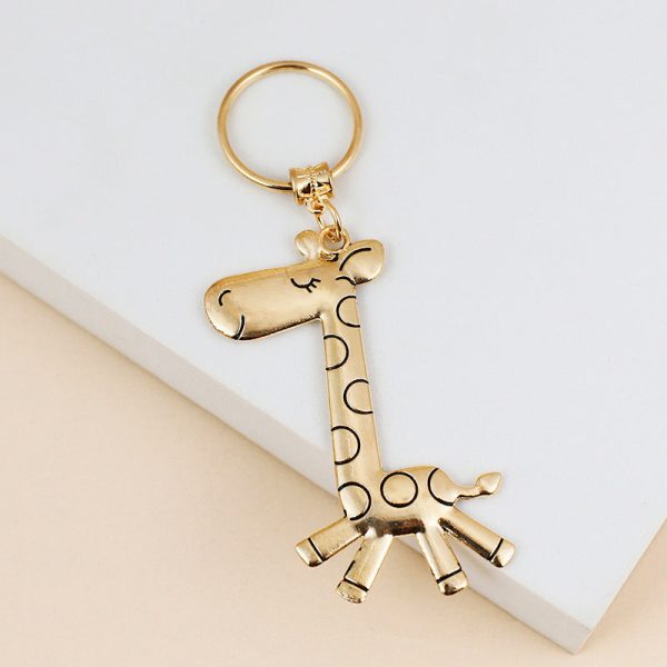 Wholesale 20PCS Giraffe Simple Keychain Online Sale