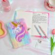 Wholesale Children s Plush Unicorn Diary with Lock For Discount