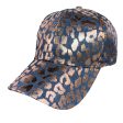 Wholesale Blue Leopard Print Sun Protection Hard Top Baseball Sale