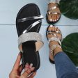 Wholesale Large Size Rhinestone Breathable Casual Sandals Cheap