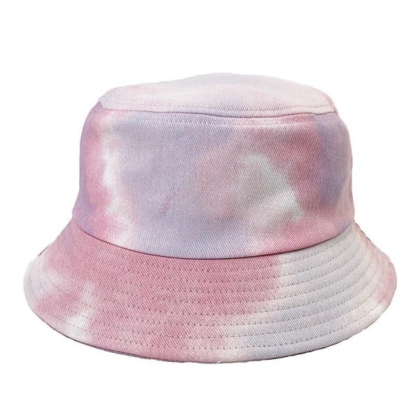 Wholesale Tie Dye Reversible Sun Visor Versatile Fisherman Hat For Sale