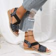 Wholesale Flat Wedge Heel Fish Mouth Casual Sandals For Discount