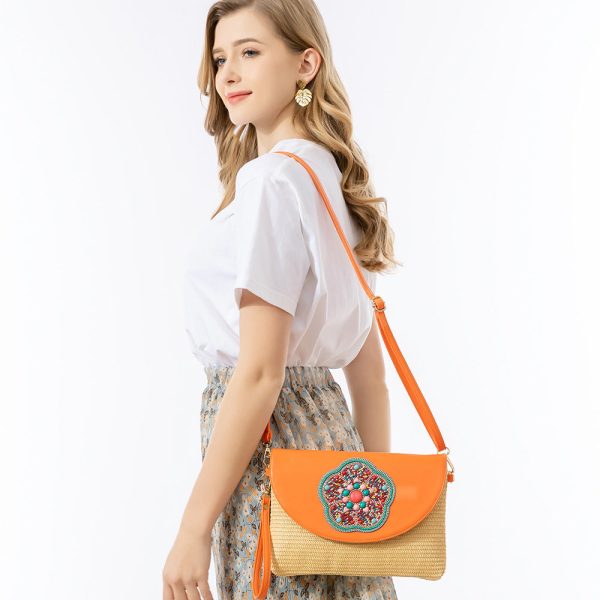 Wholesale  Summer Crossbody Handheld Straw Bag Online Hot Sale