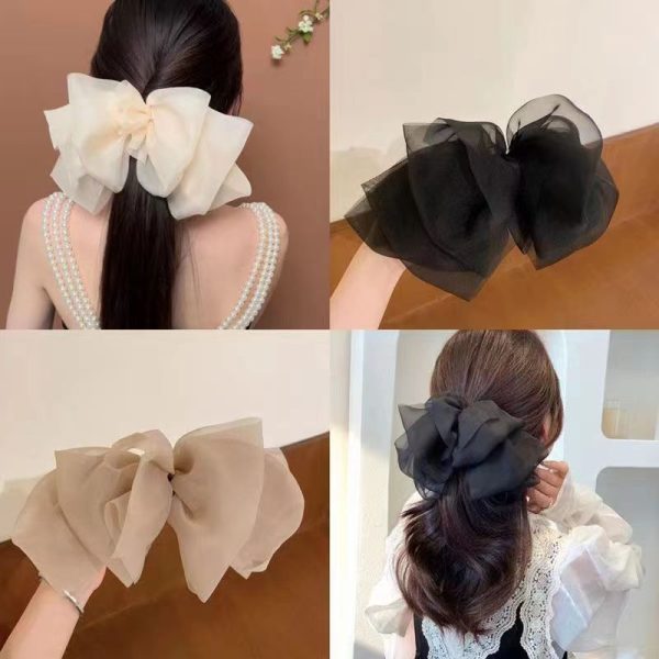 Wholesale Chiffon Gentle Butterfly Spring Hairpin Discount