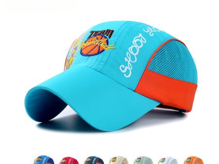 Wholesale Children s Polyester Embroidered Quick Drying Baseball Caps Cheap