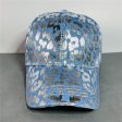 Wholesale Blue Leopard Print Sun Protection Hard Top Baseball Sale