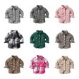 Wholesale Children s Cotton Long Sleeved Plaid Shirts Fashion