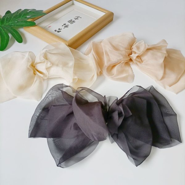 Wholesale Chiffon Gentle Butterfly Spring Hairpin Discount