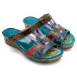 Wholesale Bohemian Ethnic Style Floral Wedge Sandals Hot on Sale