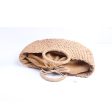 Wholesale Paper Rope Round Bucket Simple Grass Woven Bags Fashion