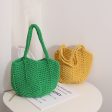 Wholesale Single Shoulder Crochet Vacation Beach Grass Woven Bags Online Hot Sale