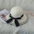 Wholesale Big Bow Seaside Holiday Straw Hats Beach Hats Foldable Hats Discount