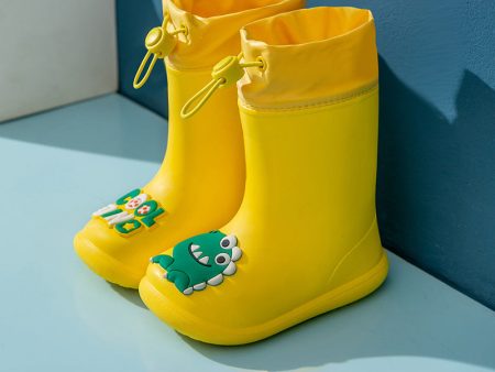 Wholesale of Children s Mid Tube Buckle EVA Rain Boots Supply