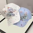 Wholesale Versatile Rhinestone Butterfly Sunscreen Baseball Cap Fashion