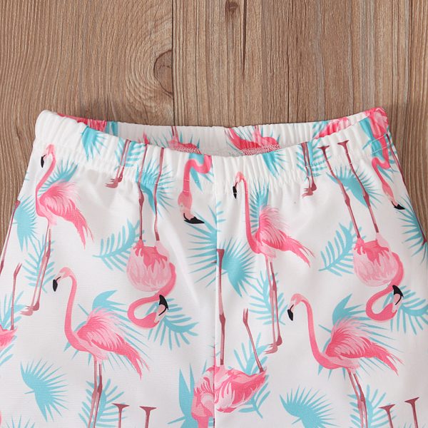 Wholesale Boys  Summer Crane Printed Boxer Briefs and Quarter Pants on Sale