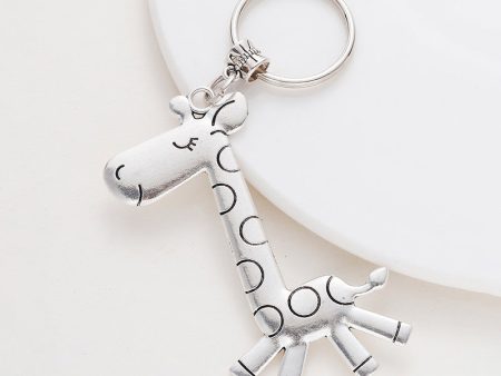 Wholesale 20PCS Giraffe Simple Keychain Online Sale