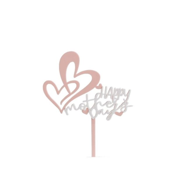 Wholesale 10PCS PACK Mother s Day Love Letter Acrylic Cake Insert Card Cheap