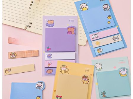 Wholesale Cartoon Stickers with Sticky Paper Notebooks Hot on Sale