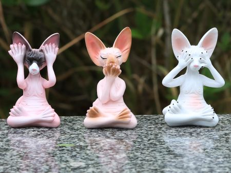 Wholesale Meditation Alien Resin Ornaments For Sale