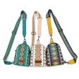 Wholesale Aztec Zipper Canvas Crossbody Bag Chest Bag Sale